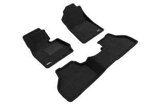 BMW X4 Floor Mats - Front + Rear - 3D MAXpider - ELEGANT Series - Black - `15-`18